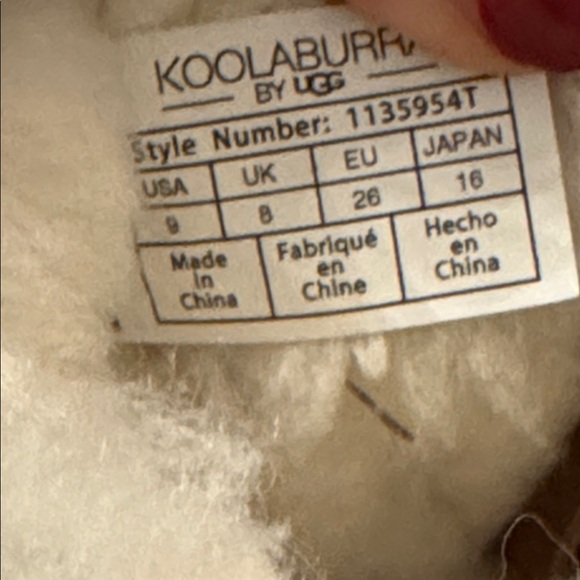 Koolaburra by UGG girl size 9 Brown Kids Boots with Bow Detail - Picture 7 of 7